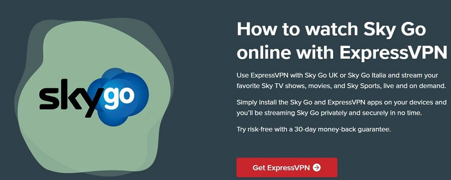 ExpressVPN Sky GO