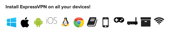 devices compatible with ExpressVPN