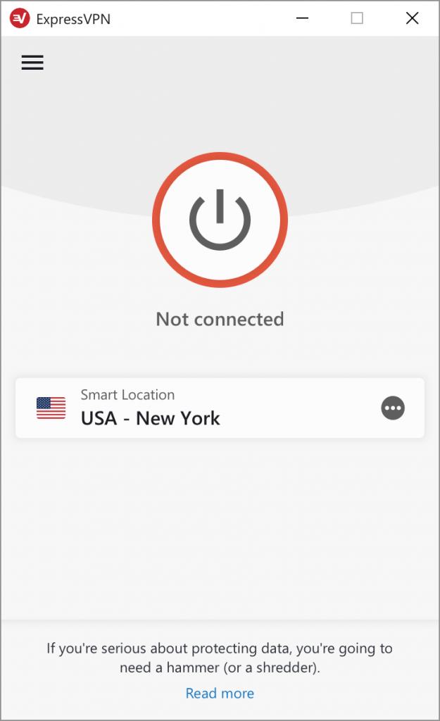 ExpressVPN application