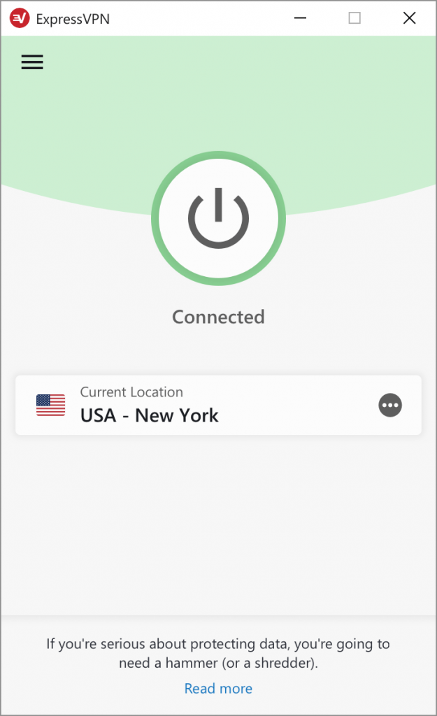 ExpressVPN application