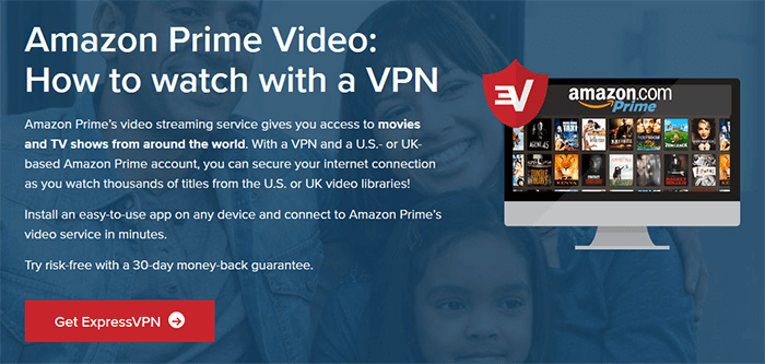 Amazon Prime ExpressVPN