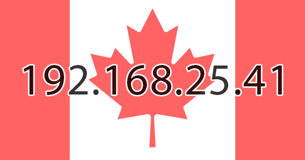 Canadian IP Address