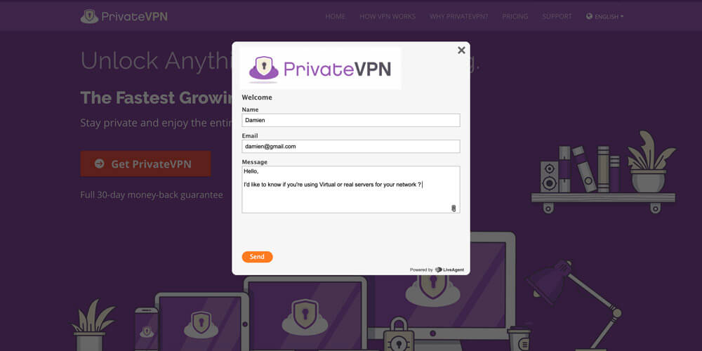 Contact-PrivateVPN