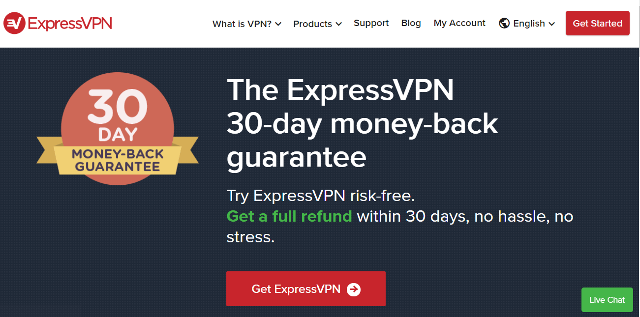 ExpressVPN-30-day-money-back-guarantee