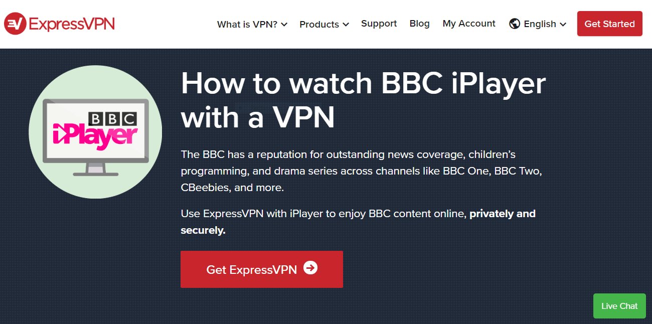 BBC iPlayer with ExpressVPN