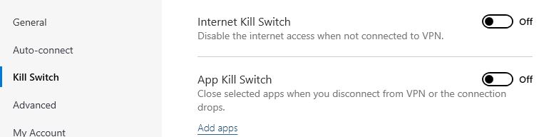 NordVPN Kill Switch