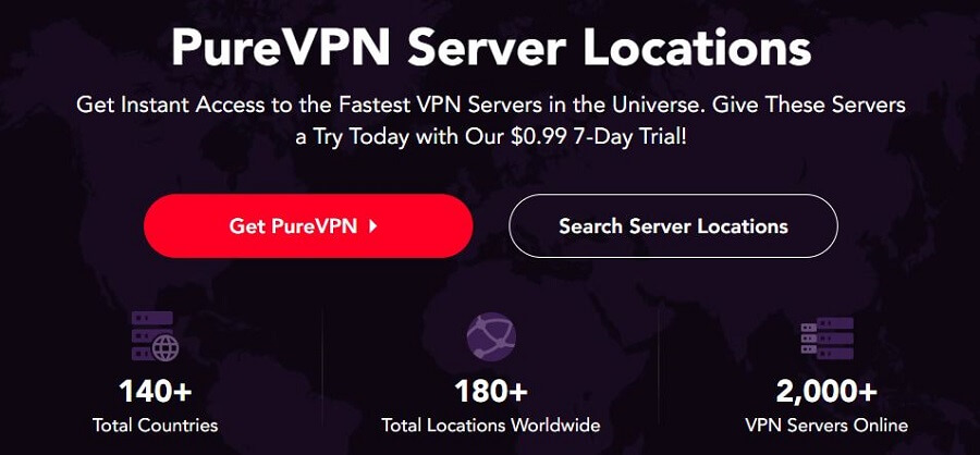 PureVPN Servers