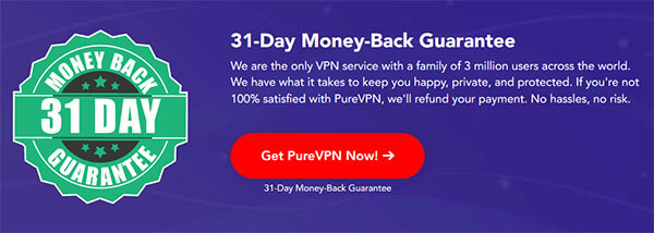 PureVPN money back