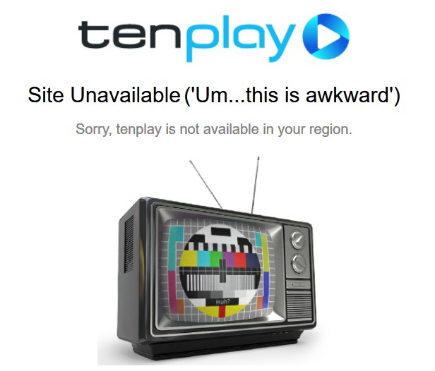 Tenplay not available in your region
