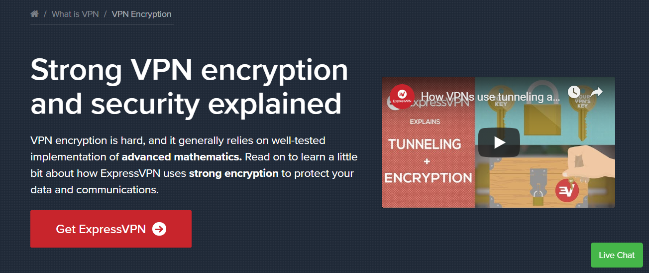 ExpressVPN encryption protocols
