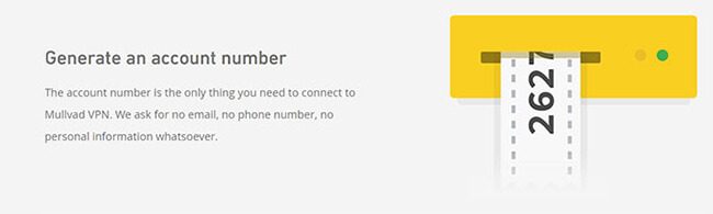 Mullvad VPN Account number