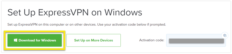 setup ExpressVPN on windows
