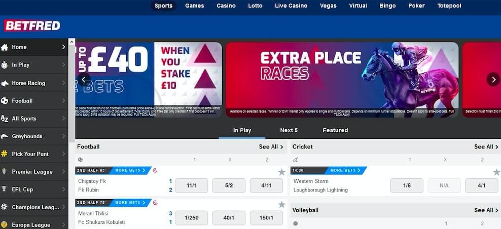 Betfred unlock