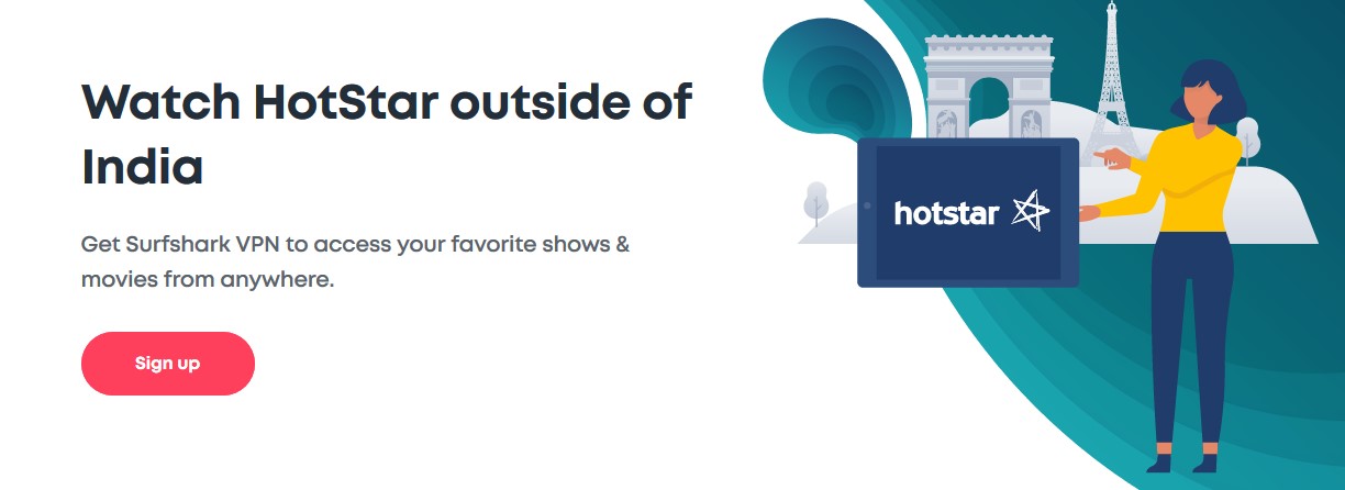 how to stream Hotstar outside of India with Surfshark