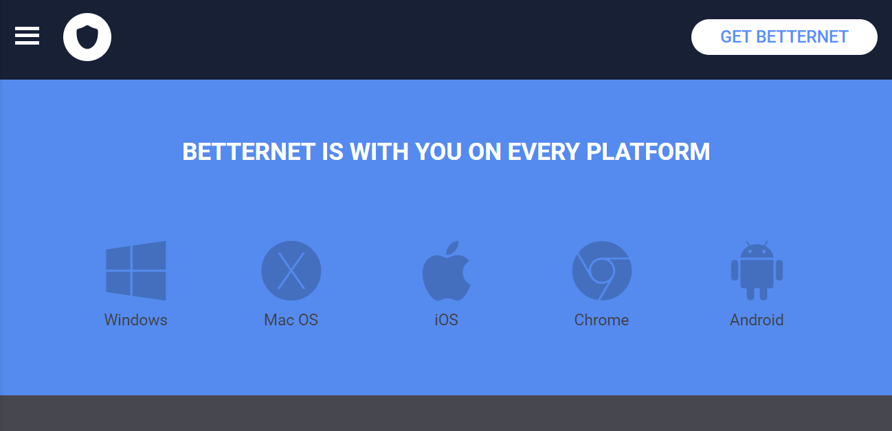 Betternet platform support