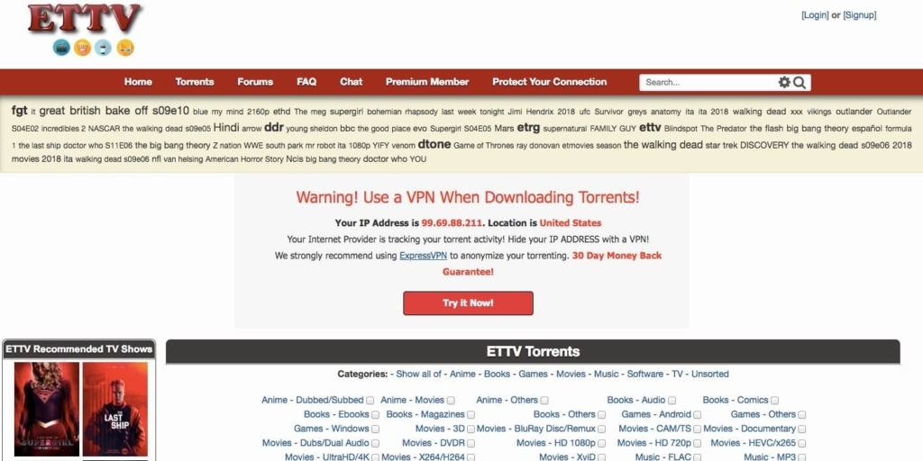 ETTV Torrent site