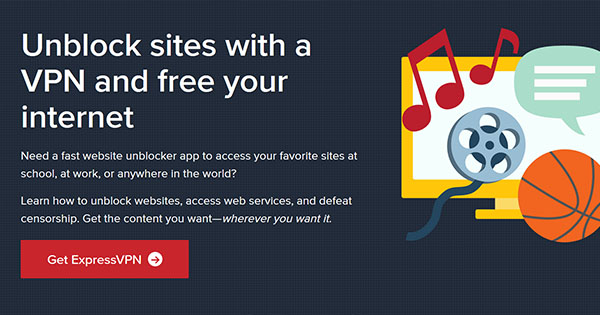 ExpressVPN unblock sites