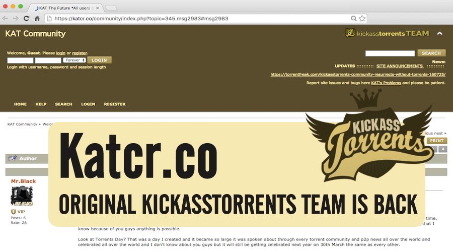 Katcr Torrent website