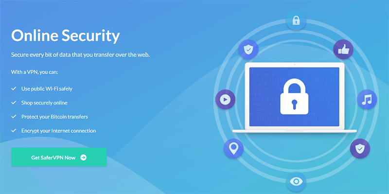 SaferVPN Online Security