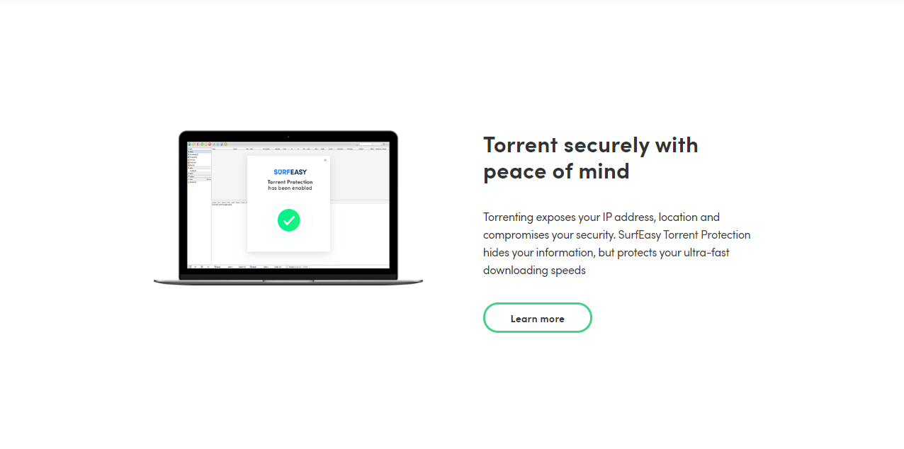 SurfEasy torrenting