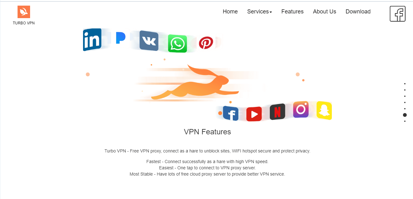 Turbo VPN restricted network