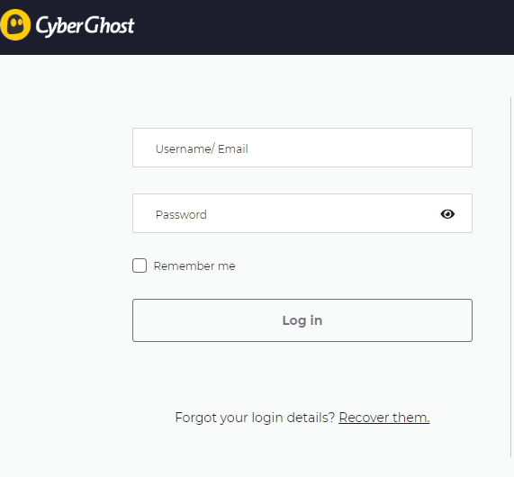 cyberghost login free