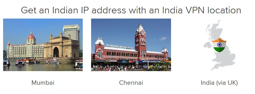 Get an IP address from India with ExpressVPN