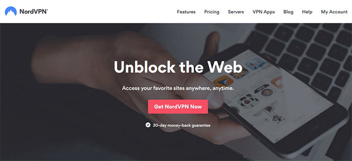 NordVPN unblock website