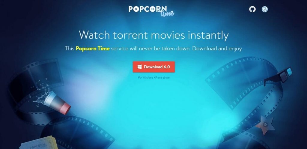 is popcorn time safe without vpn