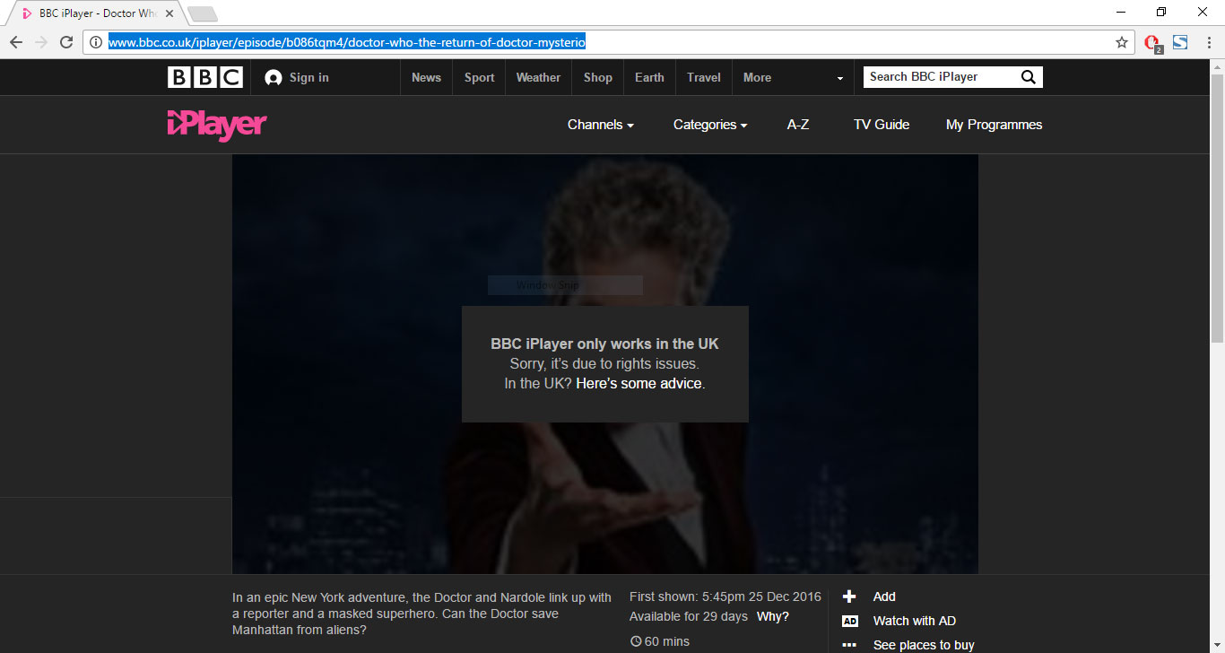 Watch BBC iPlayer outside of the UK