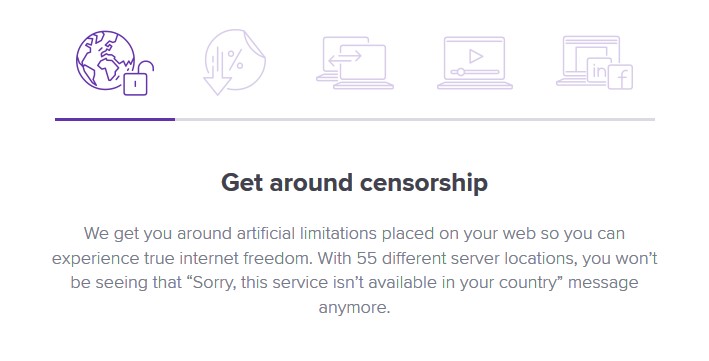 Avast SecureLine overcome censorship