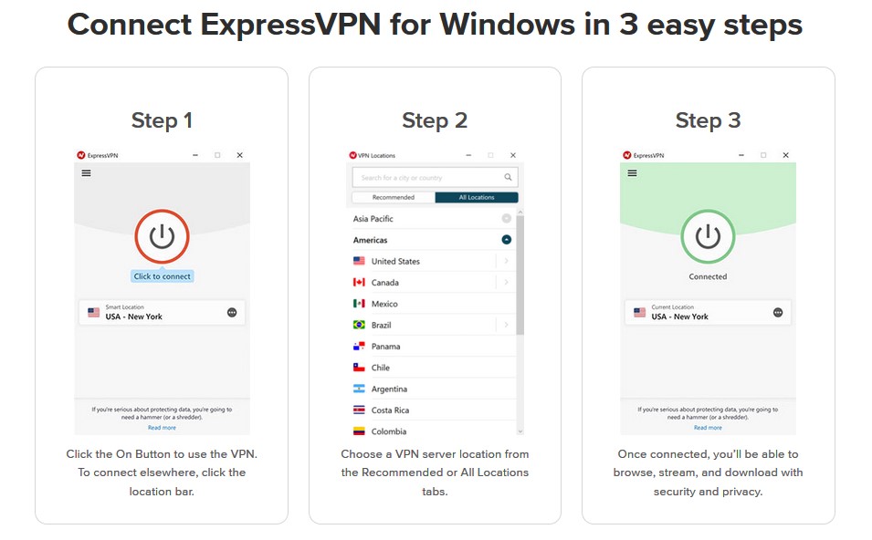 Steps to setup ExpressVPN on Windows