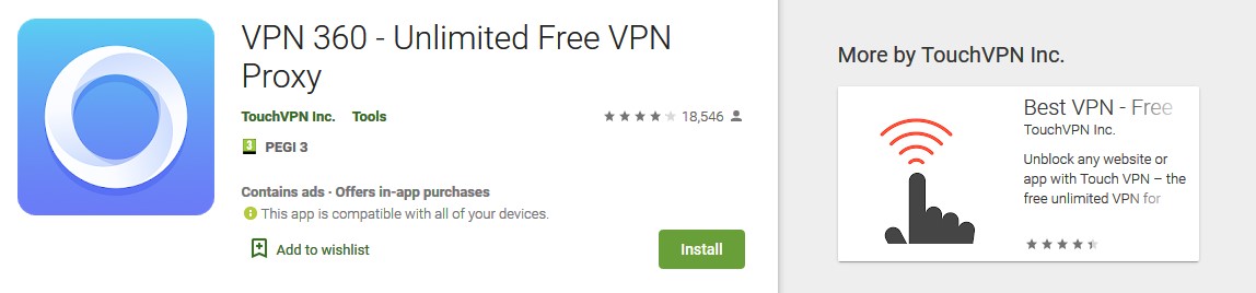 VPN 360 Android