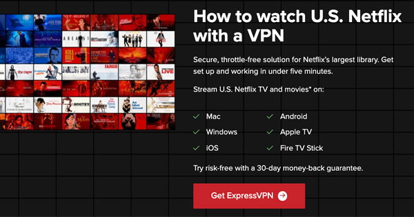 ExpressVPN VPN netflix