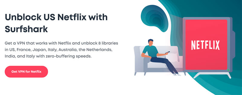Netflix VPN Surfshark