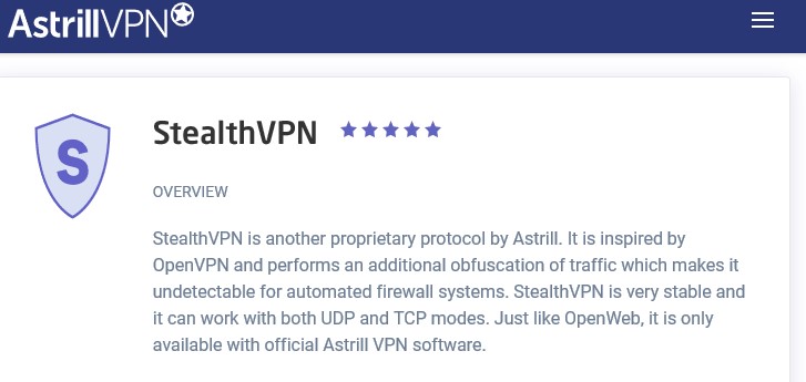 Astrill StealthVPN