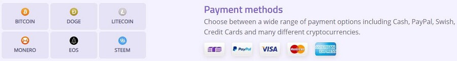 AzireVPN Payment Methods