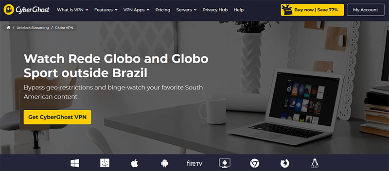 CyberGhost VPN in Brazil