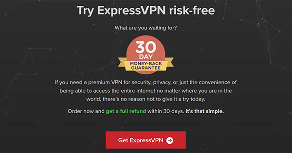 ExpressVPN Money-back guarantee