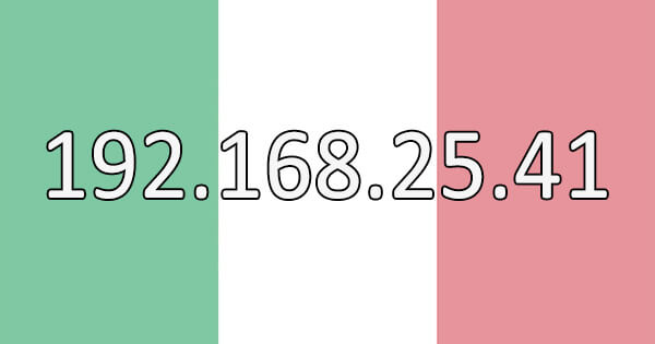 Italian IP address