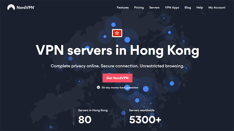 NordVPN in Hong Kong