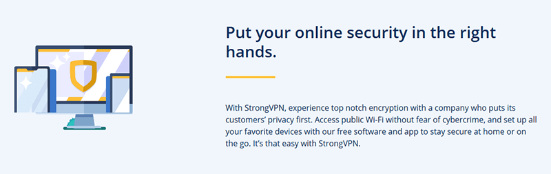 StrongVPN privacy