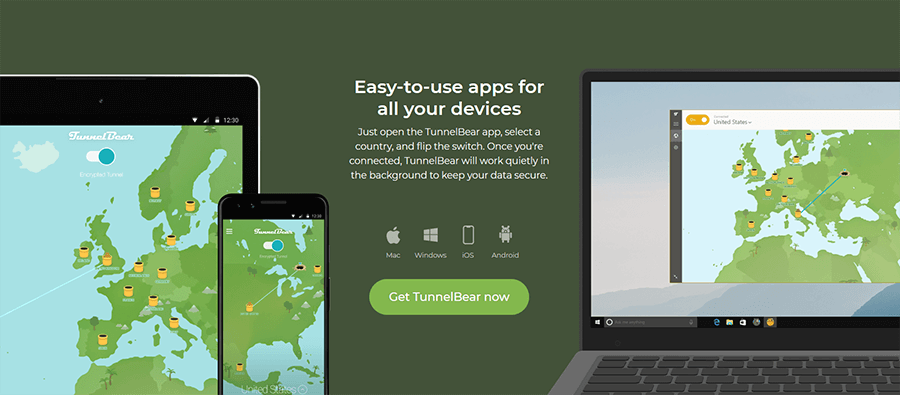 TunnelBear apps