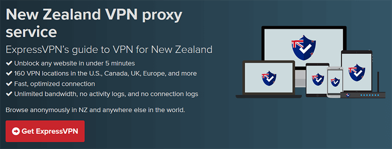 VPN New Zealand ExpressVPN