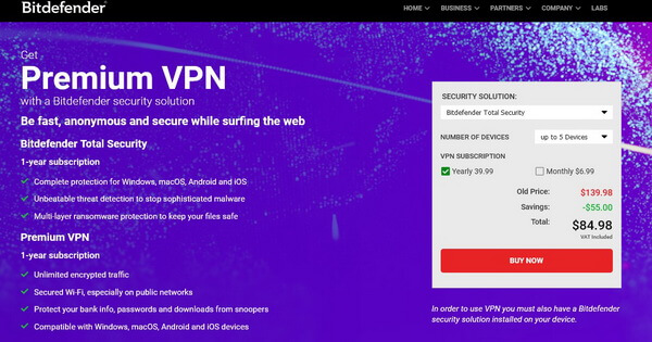 how to disable bitdefender vpn