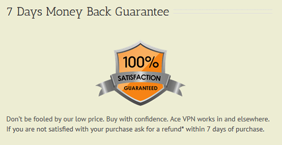 Money-back guarantee