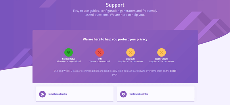 AzireVPN support