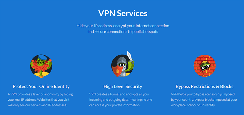 CactusVPN features