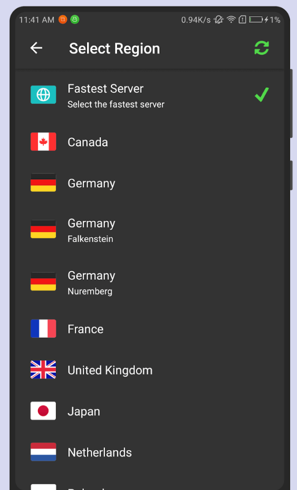 Countries MelonVPN