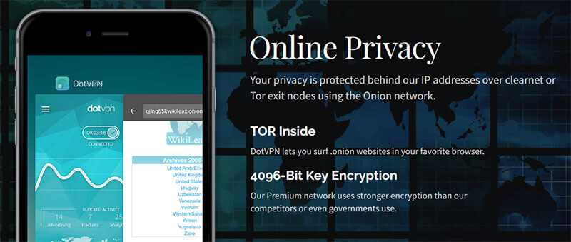 DotVPN privacy